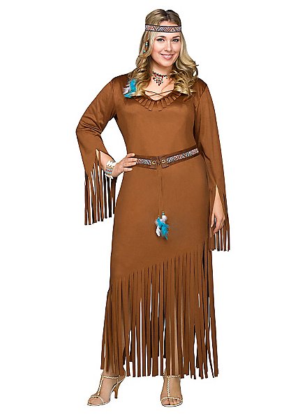 Red indian costume sales female